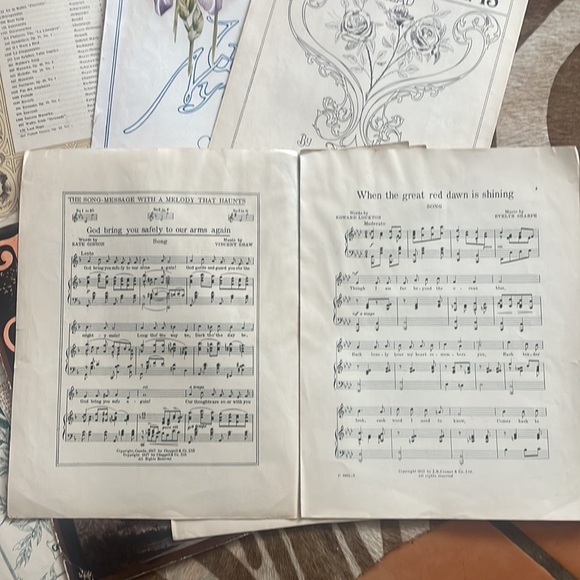 Vintage Sheet Music - Picture 2 of 3